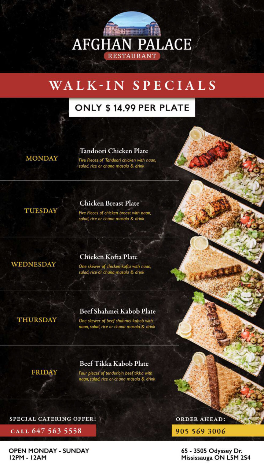 Walk In Specials